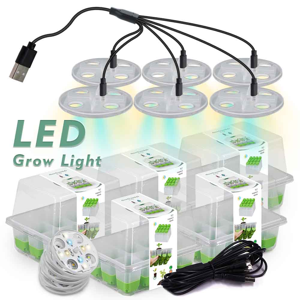 Indoor Herb Garden - LED 성장 조명 모종 스타터 트레이