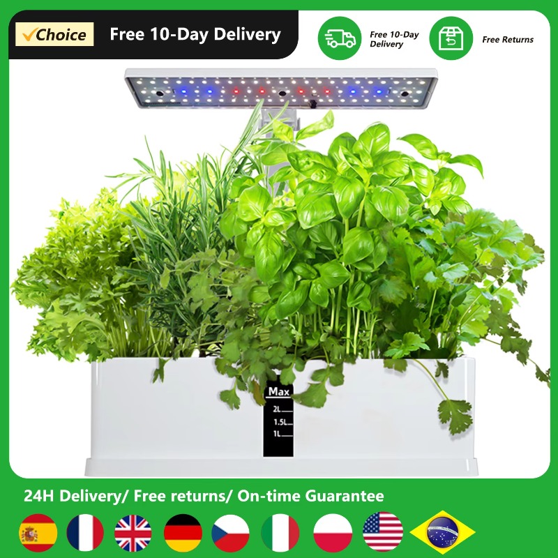 Grow Light Led - 9포드 스마트 수경재배 시스템 실내 정원