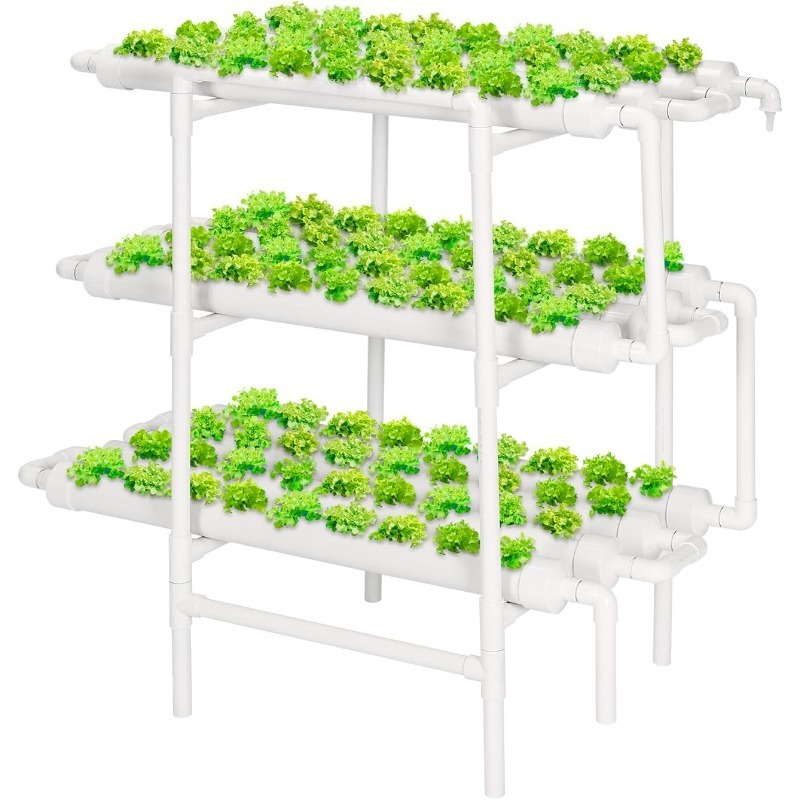 Hydroponic Kit - 수직 수경 재배 시스템, 다층 파이프형