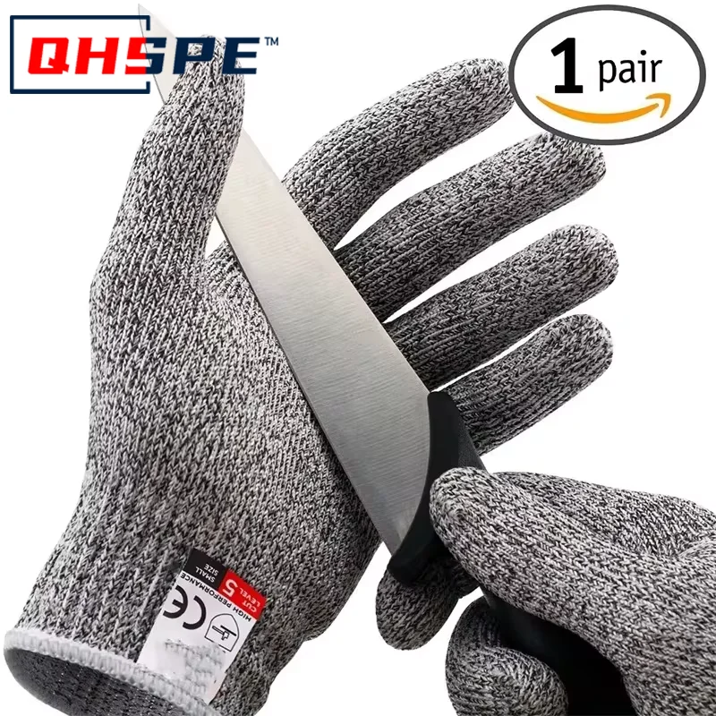 Garden Gloves - 5등급 HPPE 소재의 절단 방지 장갑,