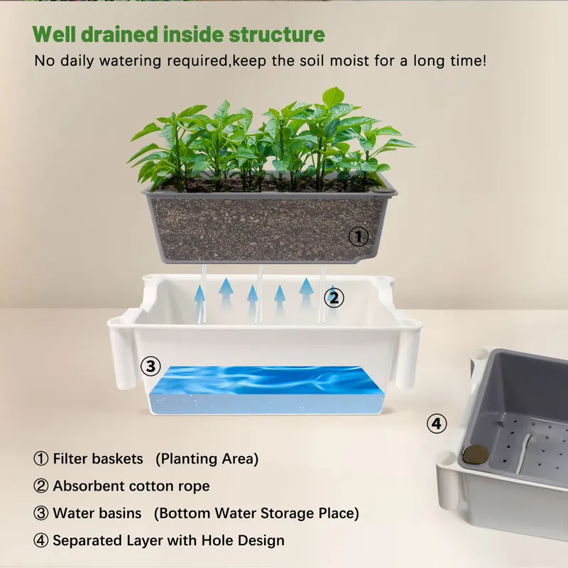 이동식 수직형 3단 자동 급수 스마트 정원 화분 스탠드 - Indoor Herb Garden 리뷰 및 가격