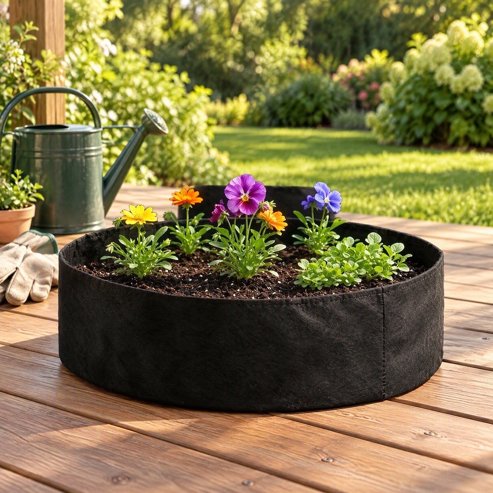 대형 원형 펠트 재질의 화분 가방, 130x30cm,  - Raised Garden Bed 리뷰 및 가격