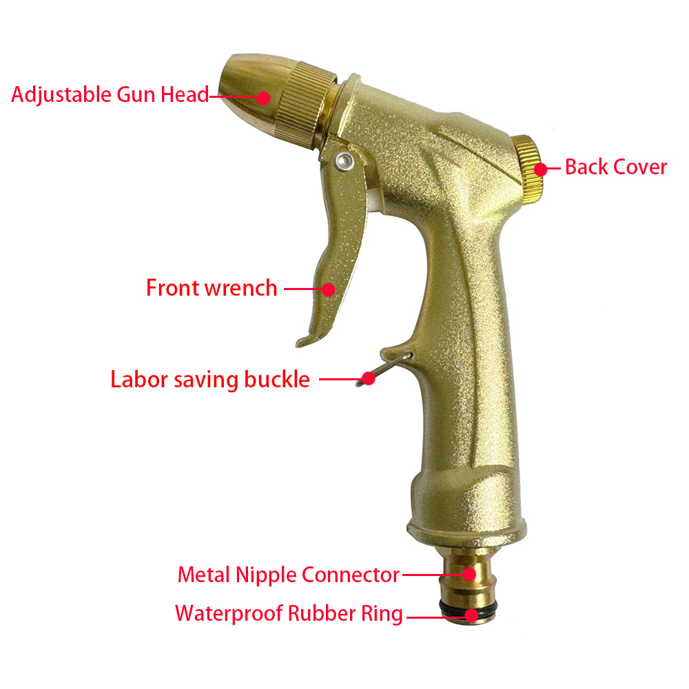 금속 고압 분사 물총 세척 정원 물주기 호스 노즐 스프 - Trowel Garden Tools 리뷰 및 가격
