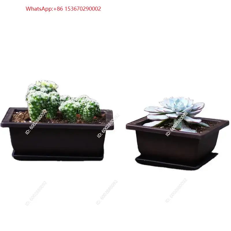 플라스틱 화분 1개, 받침대 포함, 발코니용 사각 화분 - Plant Pot 리뷰 및 가격
